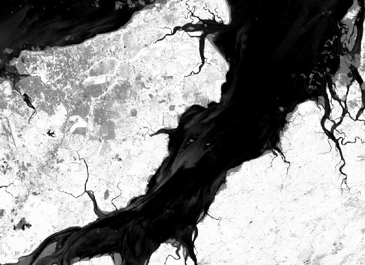 NDVI com mínimo e máximo ajustados